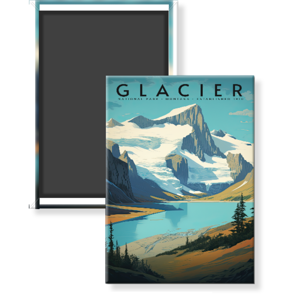 Glacier National Park Magnet – Collection 1