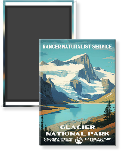 Glacier National Park WPA Magnet