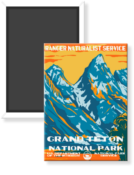 Grand Teton National Park WPA Magnet