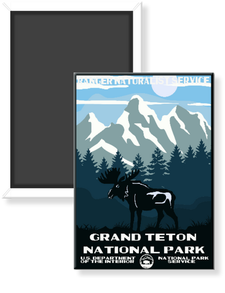 Grand Teton National Park WPA Magnet