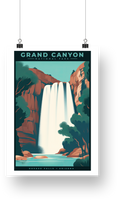 Grand Canyon National Park Poster - Havasu Falls