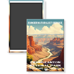 Grand Canyon National Park Magnet – Vintage WPA Style