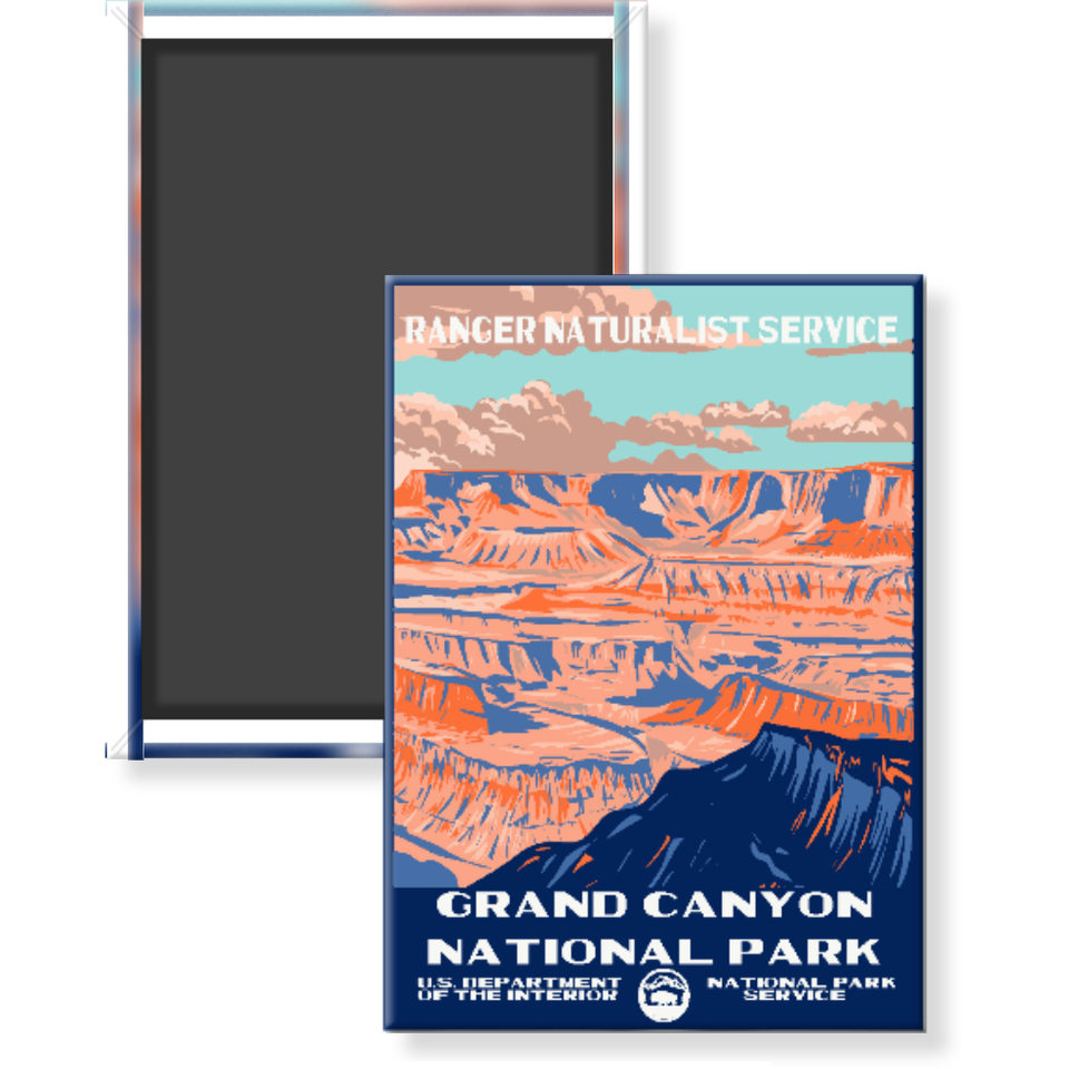 Grand Canyon National Park Magnet – WPA Style