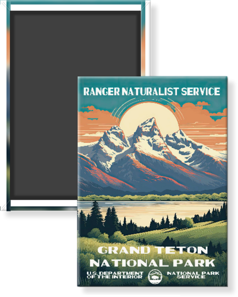 Grand Teton National Park WPA Magnet