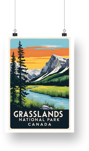 Grasslands National Park Poster