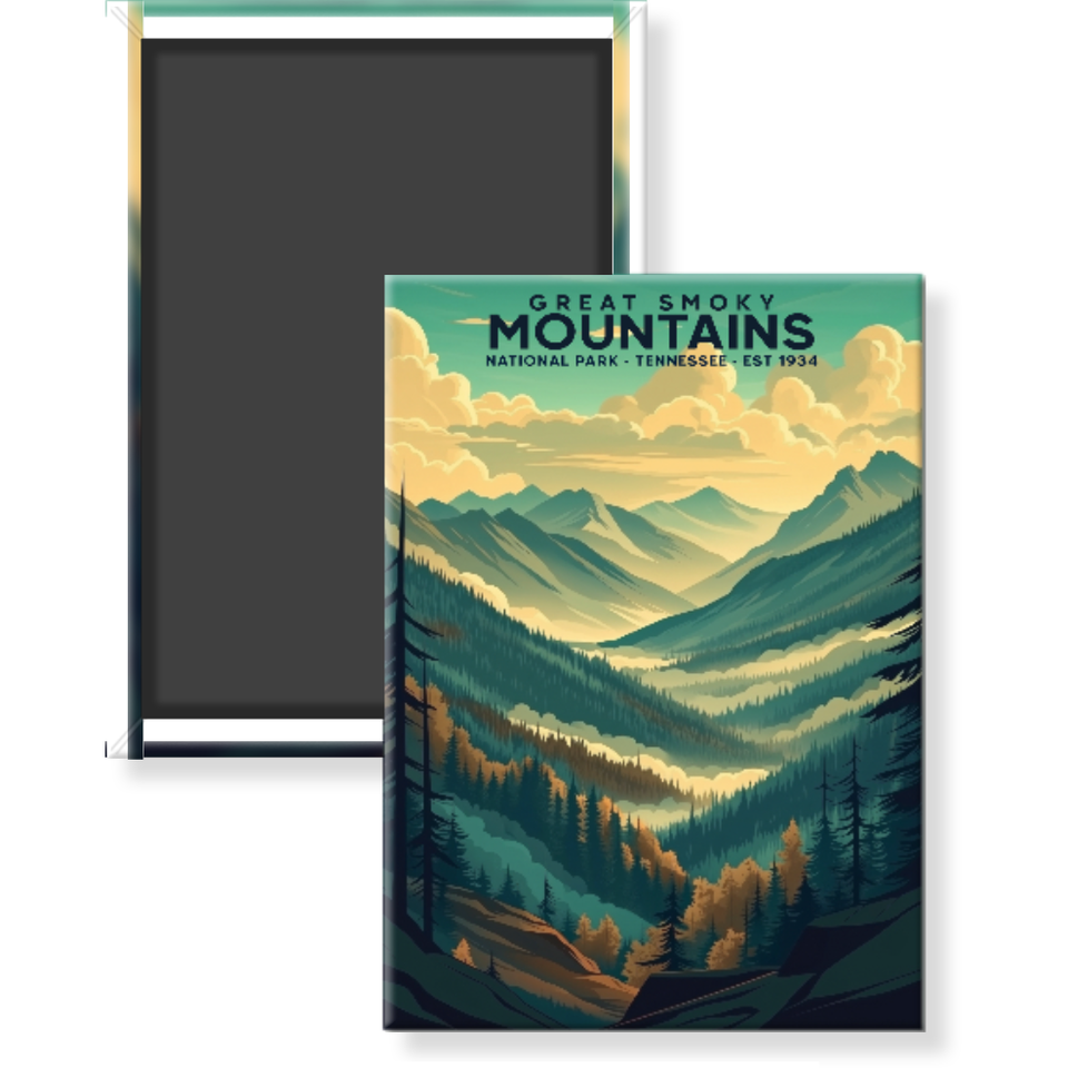 Great Smoky Mountains National Park Magnet – Collection 3