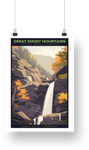 Great Smoky Mountains National Park Poster - Laurel Falls