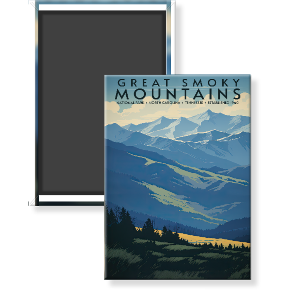 Great Smoky Mountains National Park Magnet – Collection 1