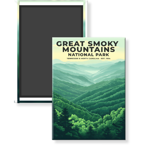 Great Smoky Mountains National Park Magnet – Collection 2