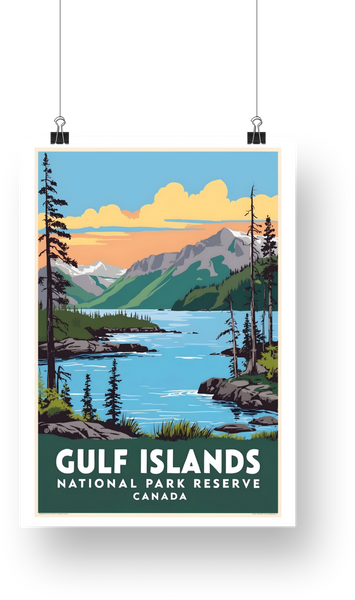 Gulf Islands National Park Poster