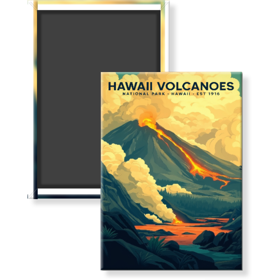 Hawaii Volcanoes National Park Magnet – Collection 3