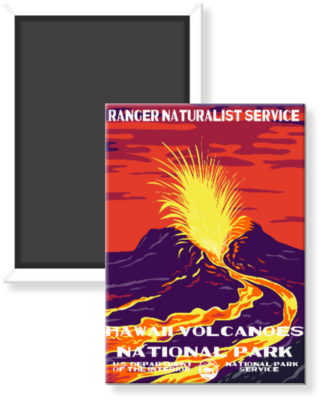 Hawaii Volcanoes National Park WPA Magnet