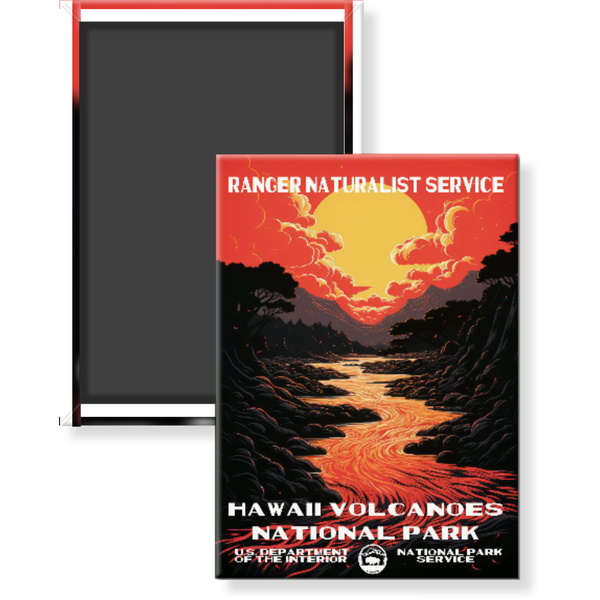 Hawaii Volcanoes National Park WPA Magnet
