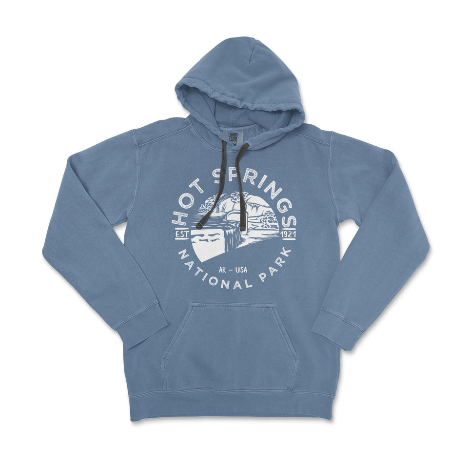 Hot Springs National Park Garment-Dyed Hoodie