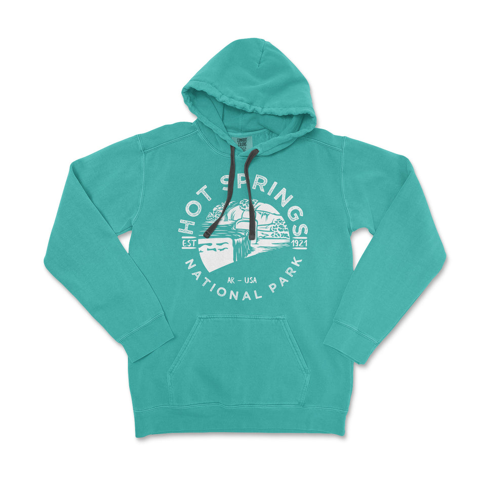 Hot Springs National Park Garment-Dyed Hoodie