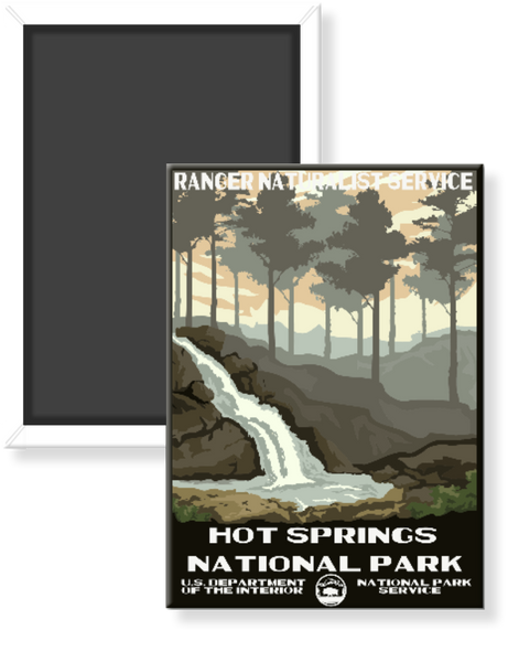 Hot Springs National Park WPA Magnet