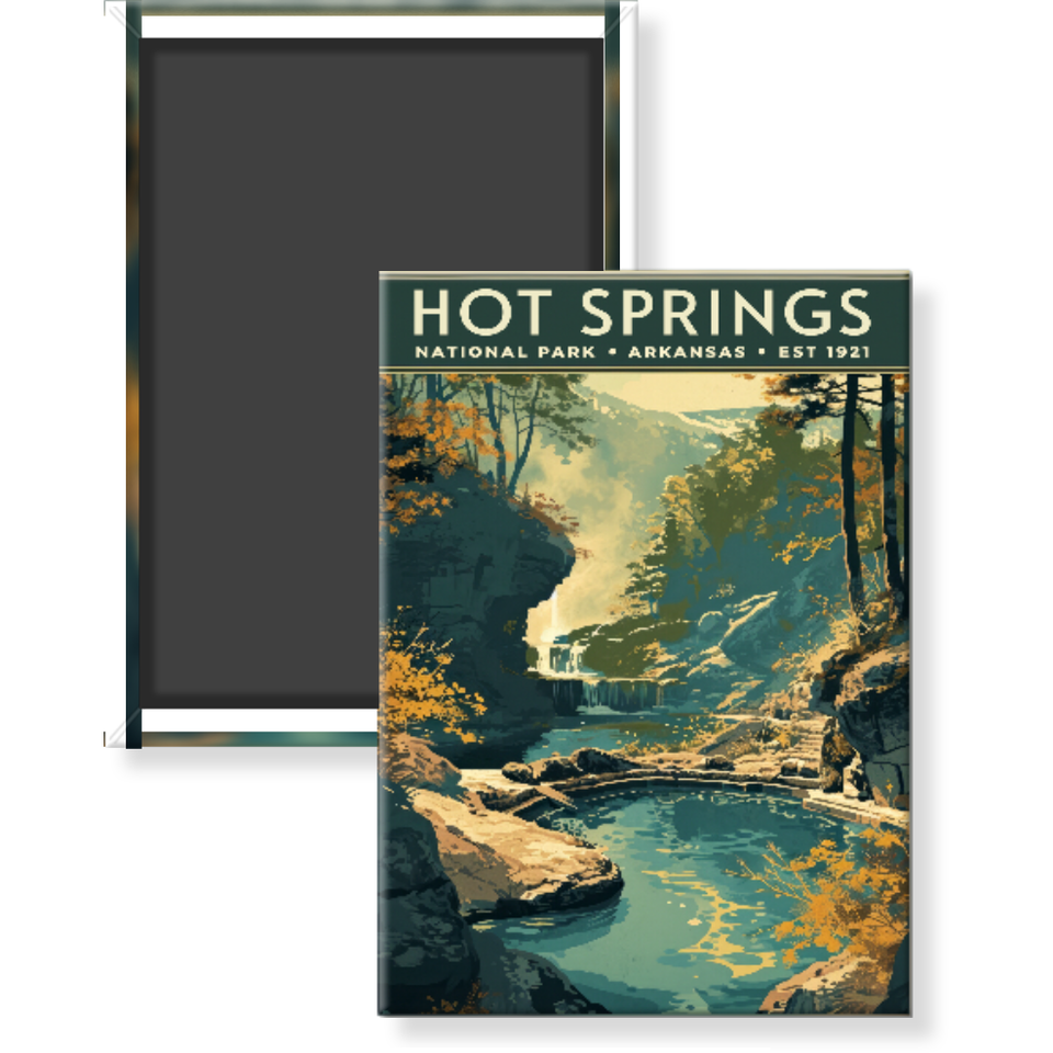 Hot Springs National Park Magnet – Collection 1