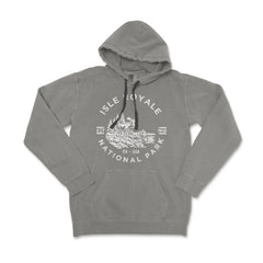 Isle Royale National Park Garment-Dyed Hoodie