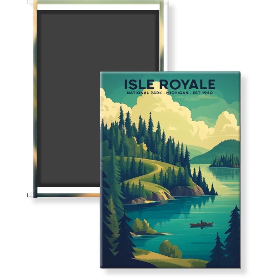 Isle Royale National Park Magnet – Collection 3