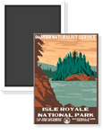 Isle Royal National Park WPA Style Magnet