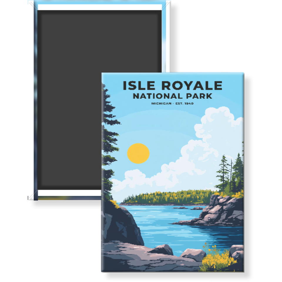 Isle Royale National Park Magnet – Collection 2