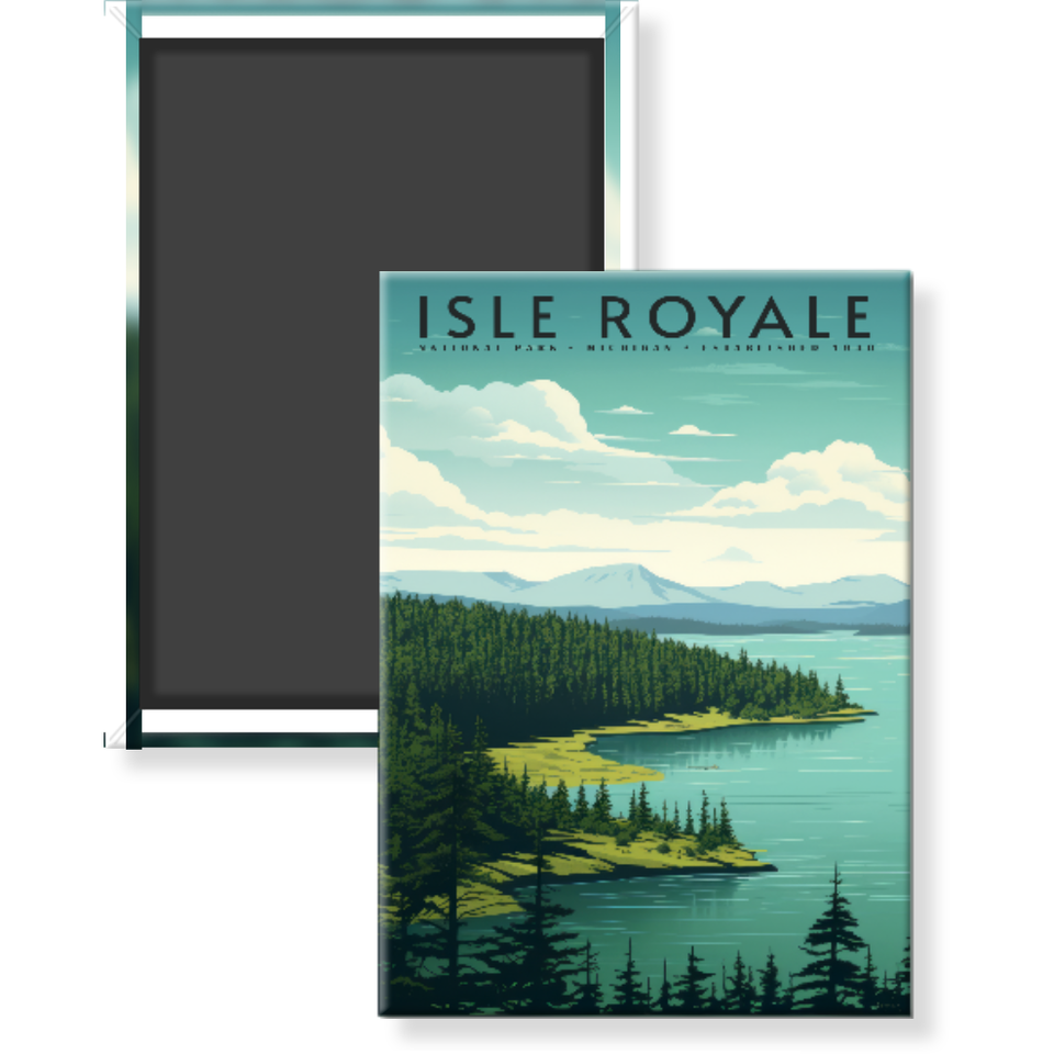 Isle Royale National Park Magnet – Collection 1