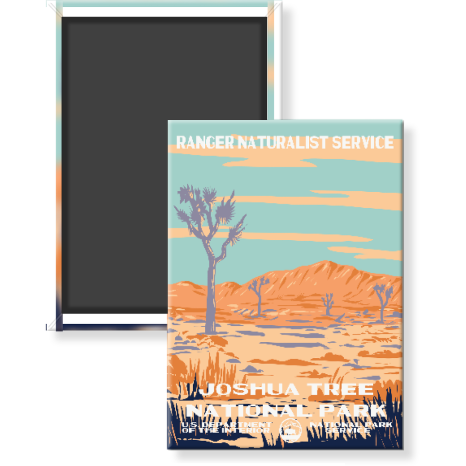 Joshua Tree National Park Magnet – WPA Style