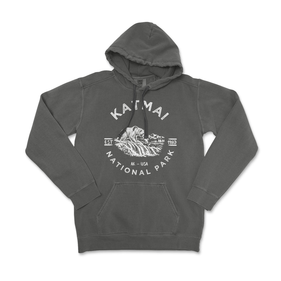 Katmai National Park Garment-Dyed Hoodie