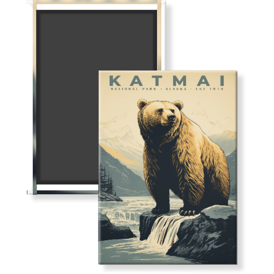 Katmai National Park Magnet – Collection 1