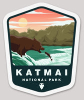 Katmai National Park Die Cut Sticker