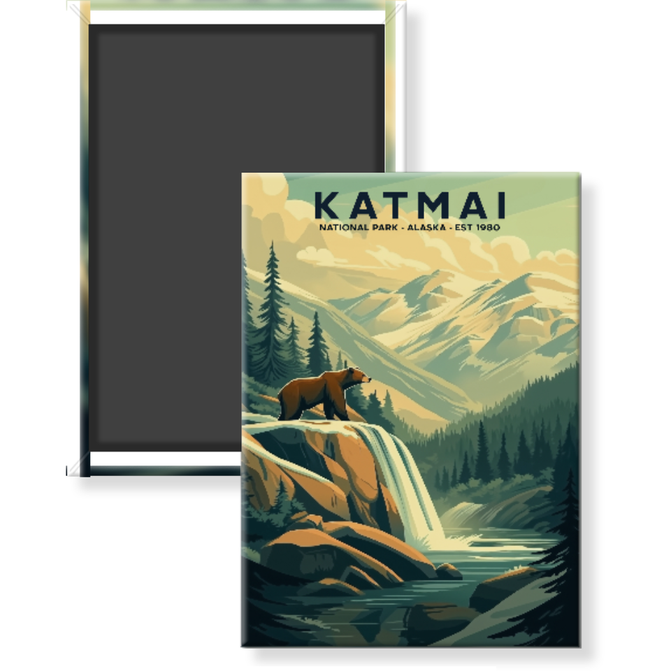 Katmai National Park Magnet – Collection 3