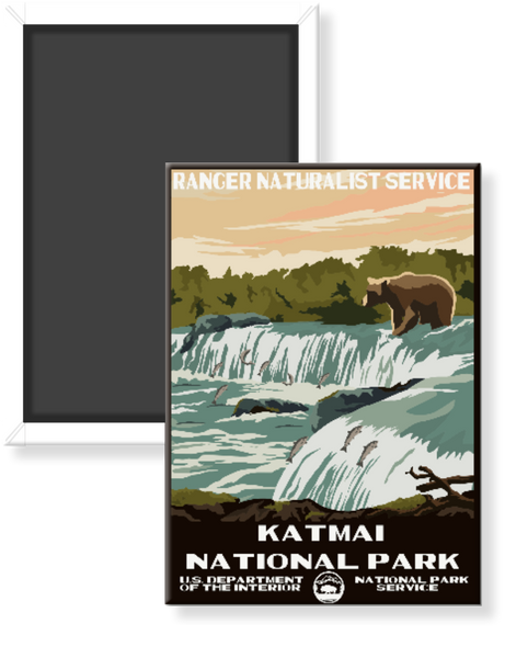 Katmai National Park WPA Magnet