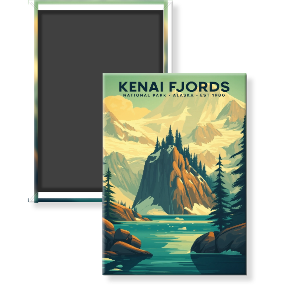 Kenai Fjords National Park Magnet – Collection 3