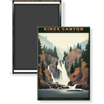 Kings Canyon National Park Magnet - Roaring River Falls