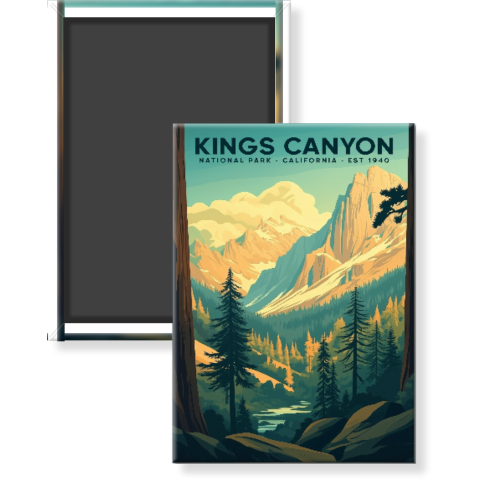 Kings Canyon National Park Magnet – Collection 3