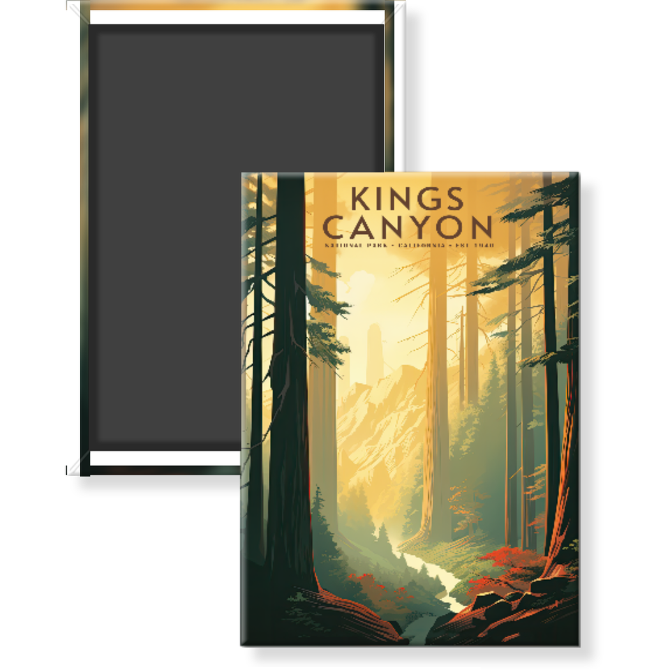 Kings Canyon National Park Magnet – Collection 1