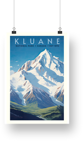 Kluane National Park Poster