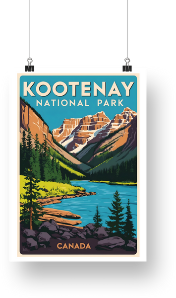 Kootenay National Park Poster