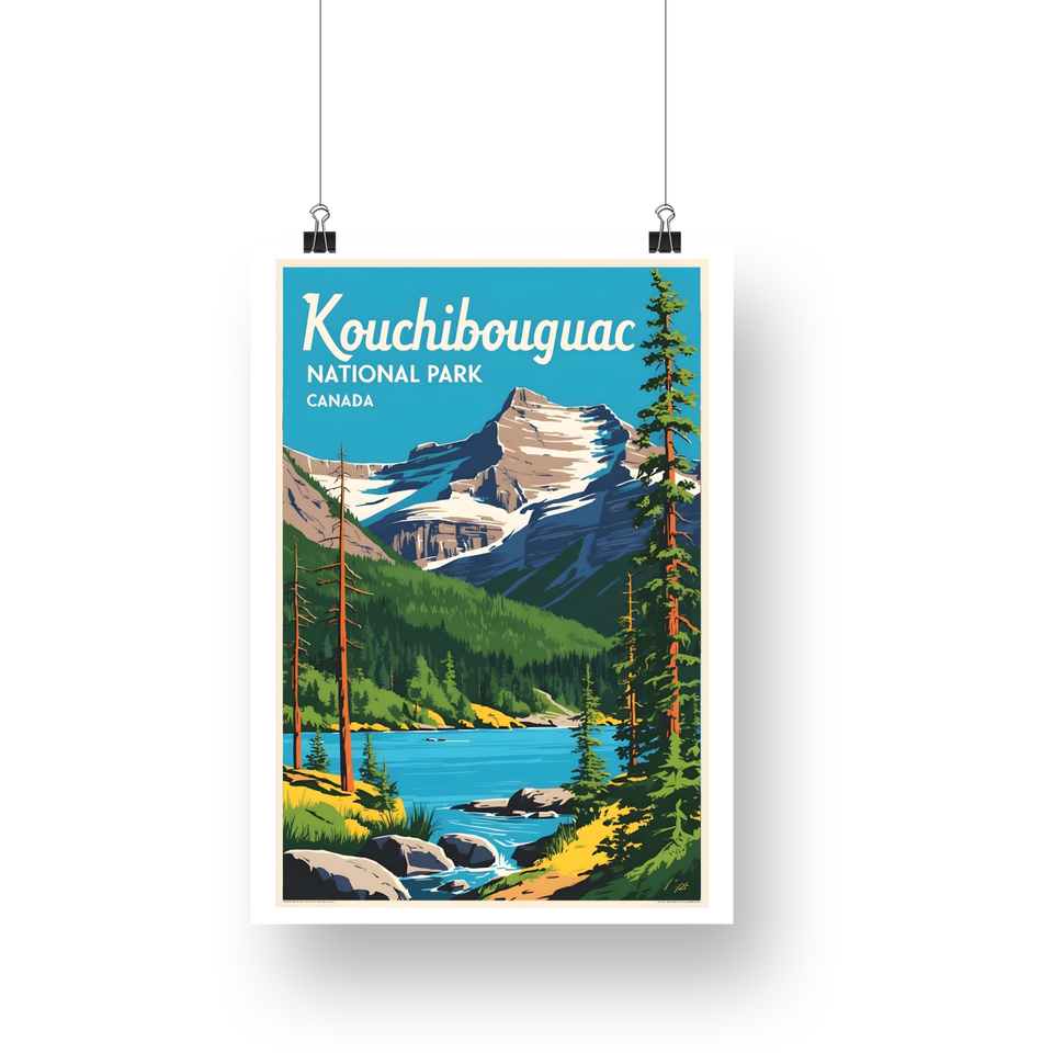 Kouchibouguac National Park Poster – Green Valley & Winding River