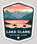 Lake Clark National Park Die Cut Sticker