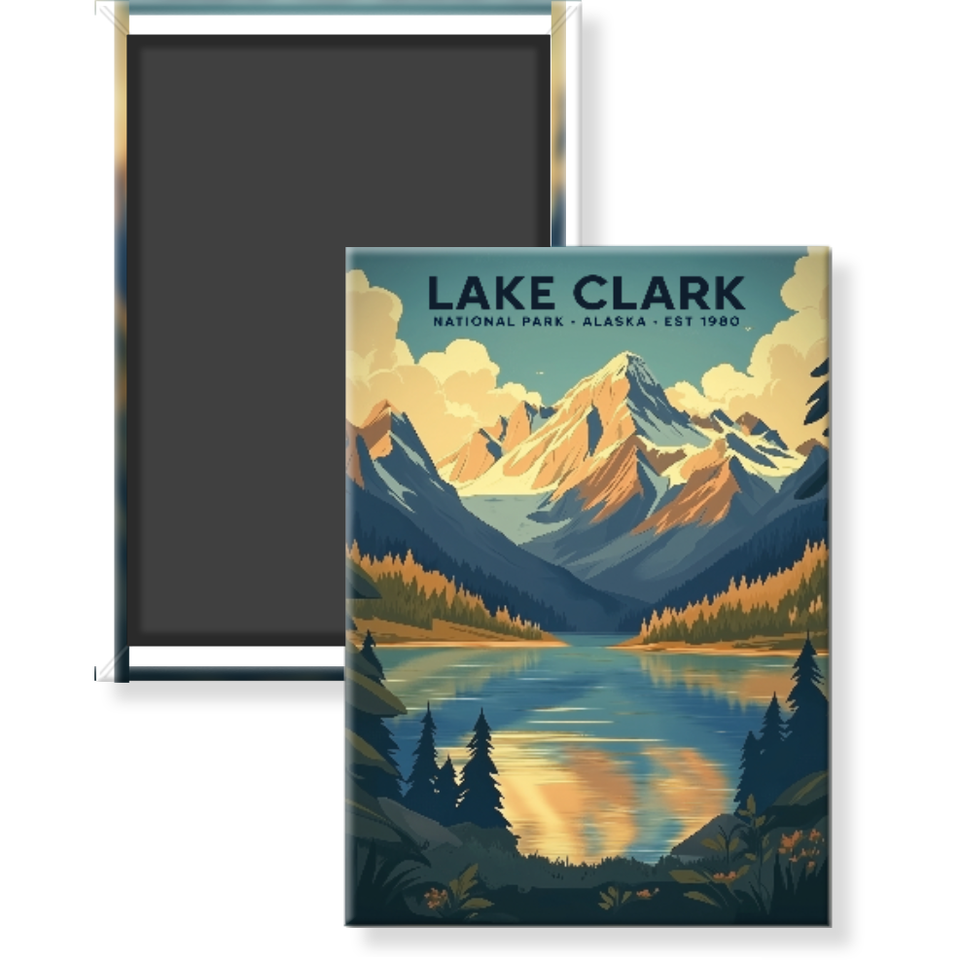 Lake Clark National Park Magnet – Collection 3
