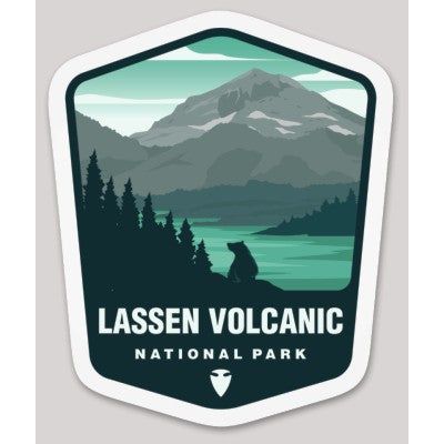 Lassen Volcanic National Park Die Cut Sticker – Arrowhead