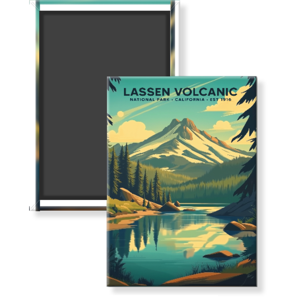 Lassen Volcanic National Park Magnet – Collection 3