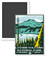 Lassen National Park WPA Magnet