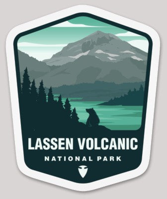 Lassen Volcanic National Park Die Cut Sticker