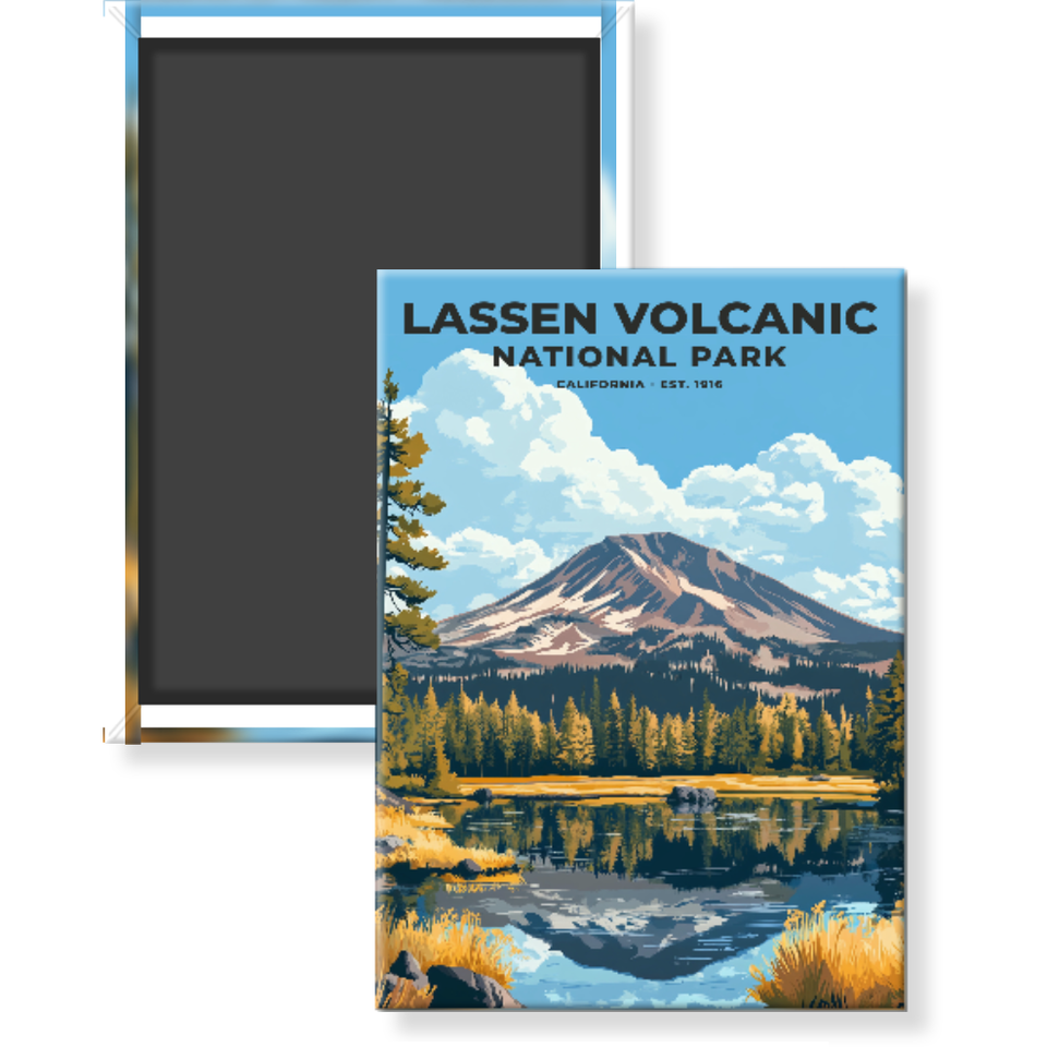 Lassen Volcanic National Park Magnet – Collection 2