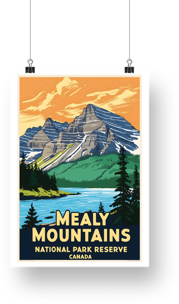 Mealy Mountains National Park Poster