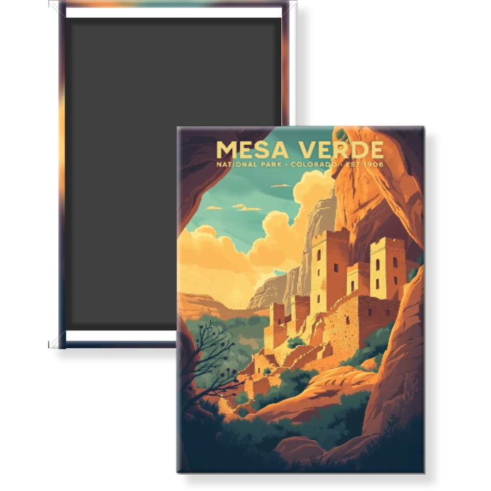 Mesa Verde National Park Magnet – Collection 3