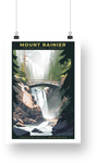 Mount Rainier National Park Poster - Christine Falls