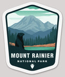 Mount Rainier National Park Die Cut Sticker